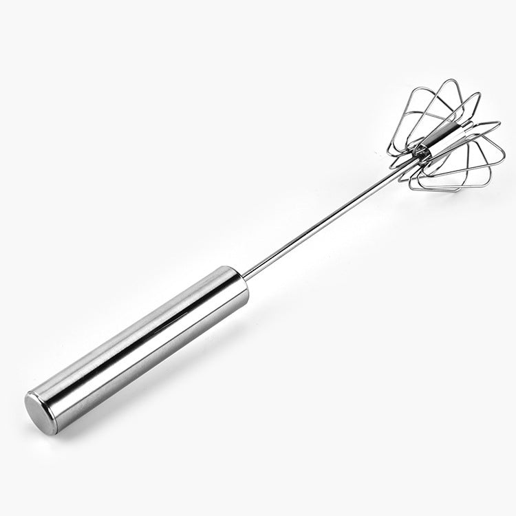 Stainless Steel Egg Beater - Eggs, Cream, Batter Mixing Made Easy