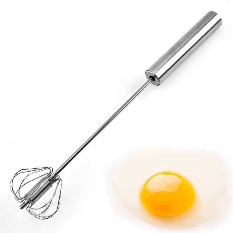 Stainless Steel Egg Beater - Eggs, Cream, Batter Mixing Made Easy