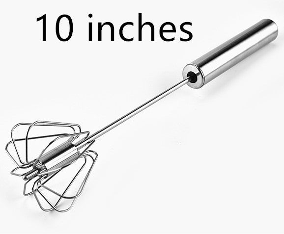 Stainless Steel Egg Beater - Eggs, Cream, Batter Mixing Made Easy