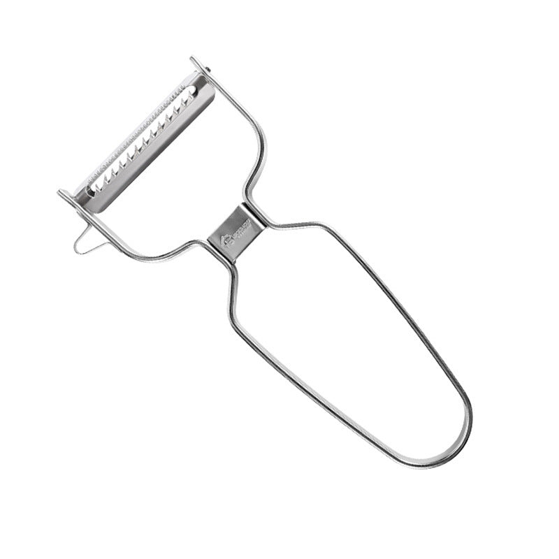 Wide-Mouth Stainless Steel Vegetable & Fruit Peeler