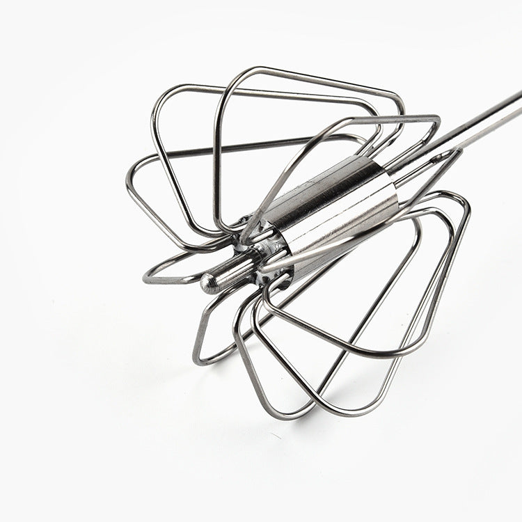 Stainless Steel Egg Beater - Eggs, Cream, Batter Mixing Made Easy