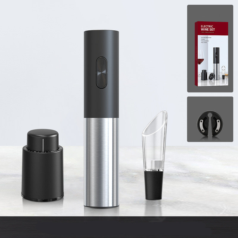 Wine Electric Bottle Opener - 4 In 1 Battery Rechargeable