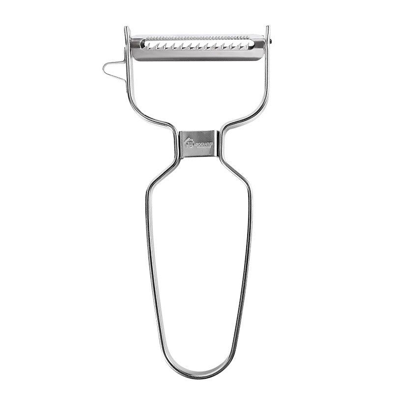 Wide-Mouth Stainless Steel Vegetable & Fruit Peeler
