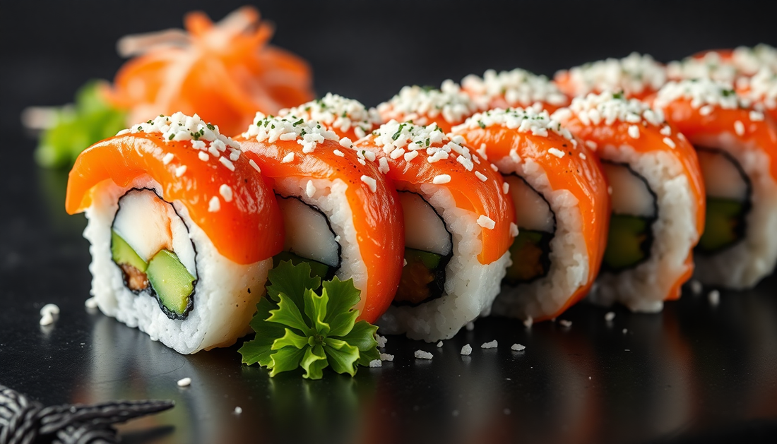 the perfect looking sushi roll