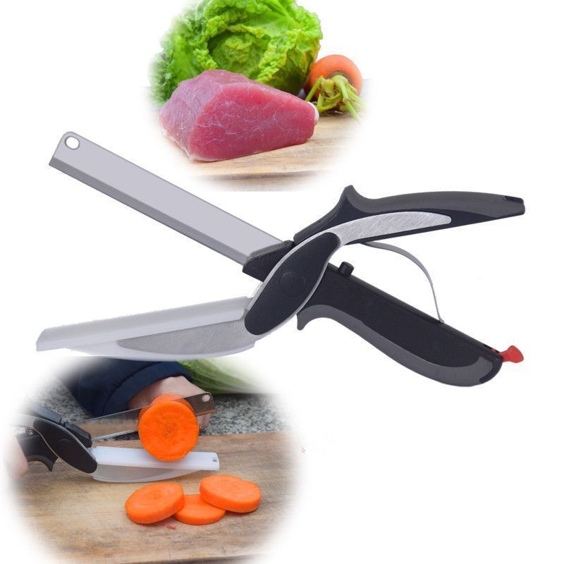 2-in-1 Kitchen Scissors & Knife