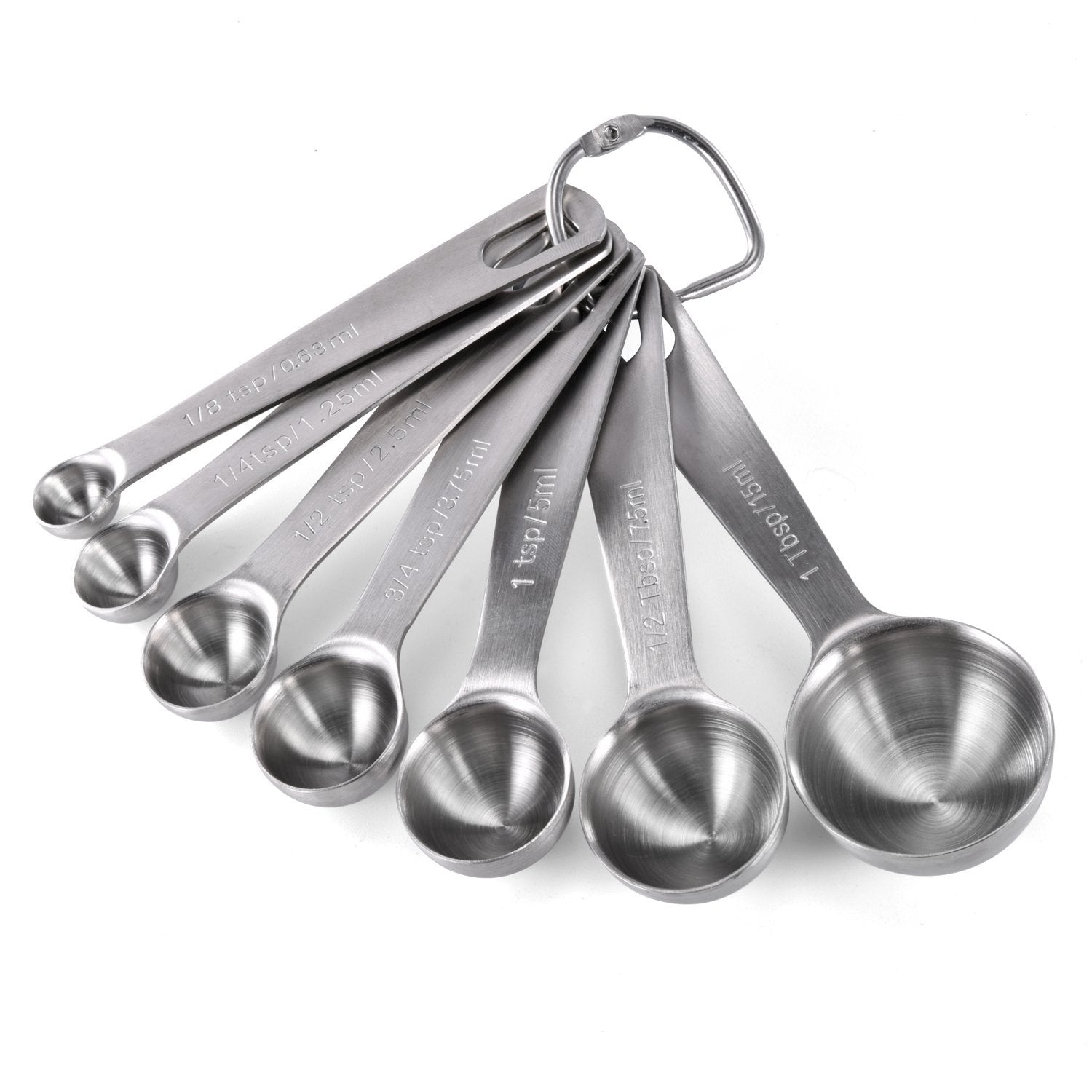 Stainless Steel Measuring Cup and Measuring Spoon 14-piece Set