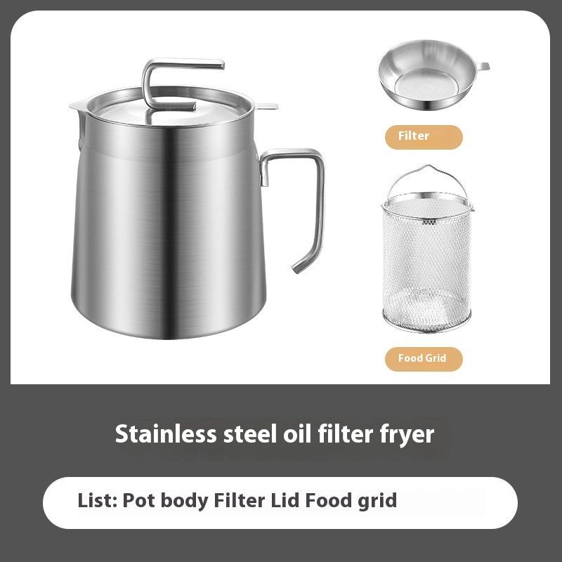 Stainless Steel Oil Filter Fryer