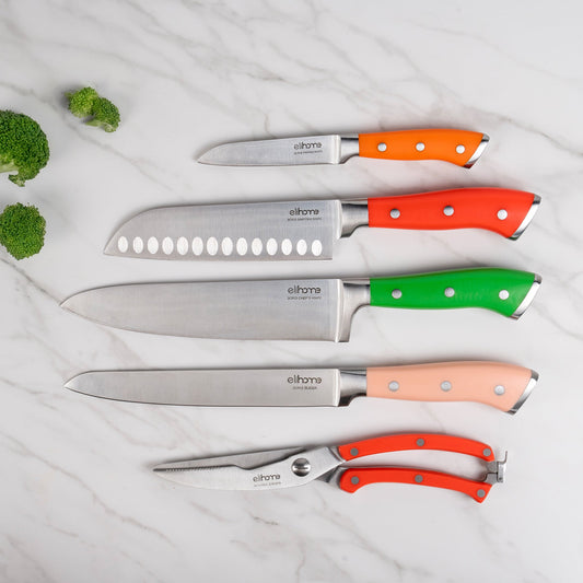 5 Piece Professional Kitchen Knife Set — Selected High Quality Kitchenware
