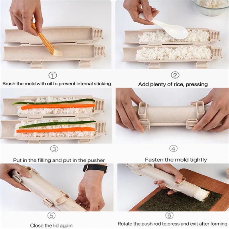 DIY Quick Sushi Maker - Japanese Sushi Roller Kit 🍣