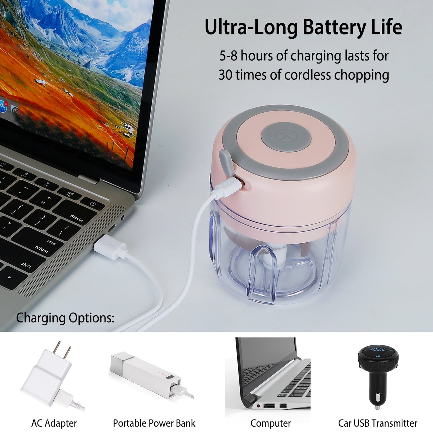 Kitchen & Me Mini Electric Food Chopper