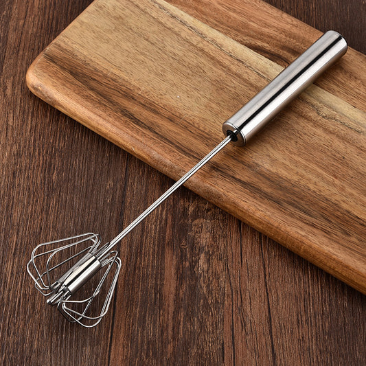 Stainless Steel Egg Beater - Eggs, Cream, Batter Mixing Made Easy