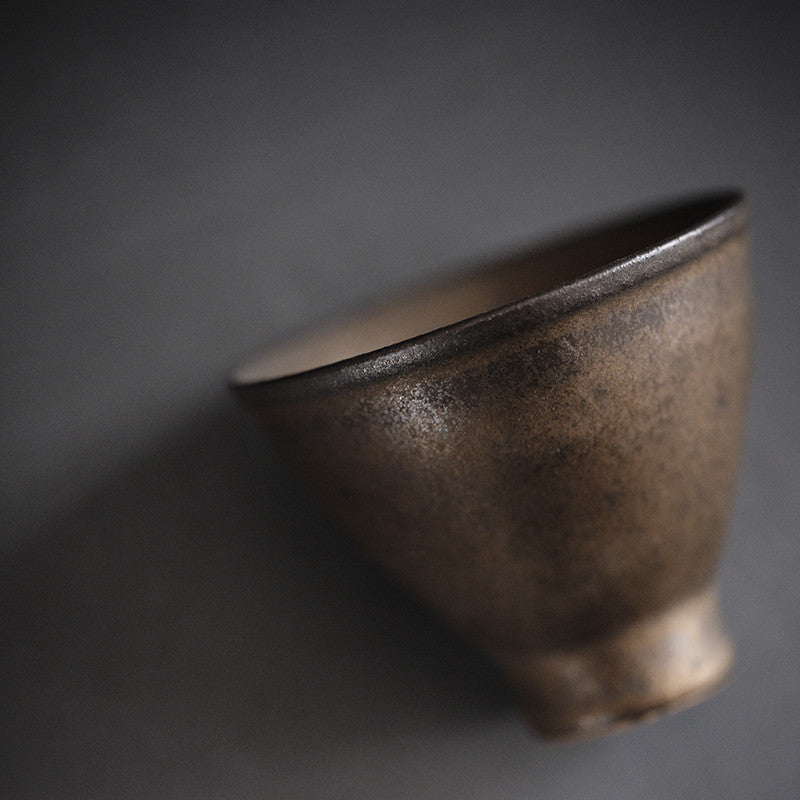 Vintage Japanese Patina Glaze Tea Cup