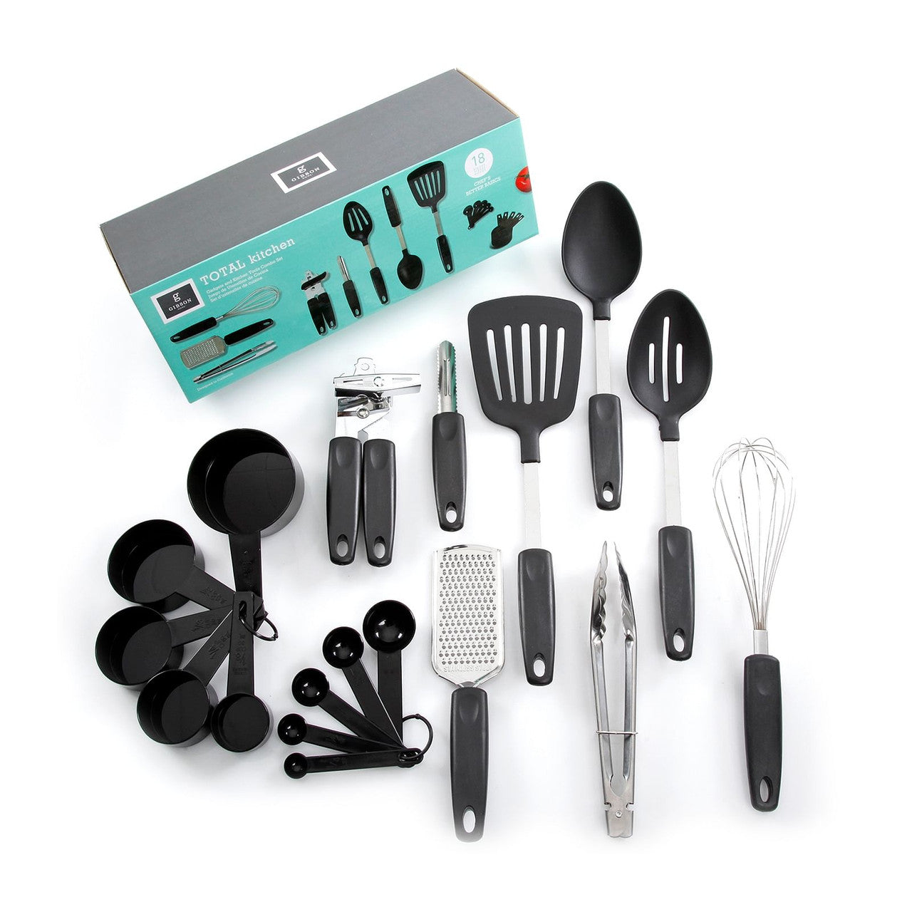 Gibson Home 18-Piece Kitchen Tools & Gadgets Set