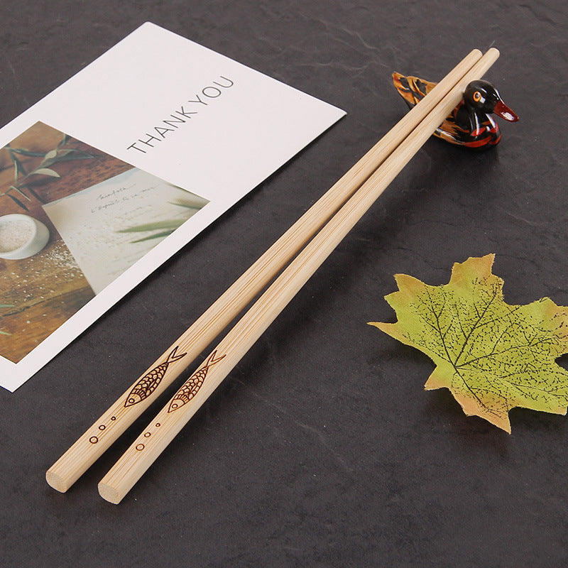 Sora Carved Bamboo Chopsticks