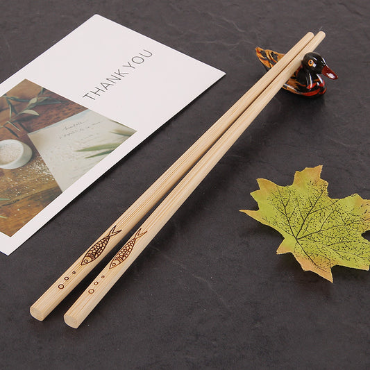Sora Carved Bamboo Chopsticks
