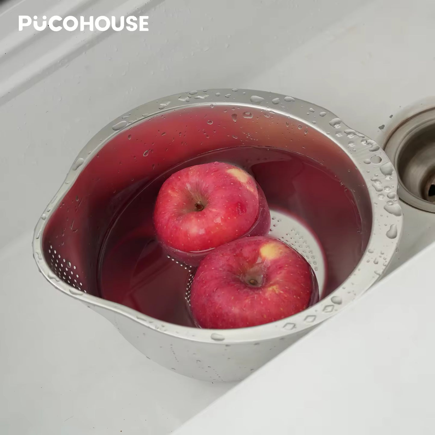 FlowDrain Kitchen Strainer Bowl