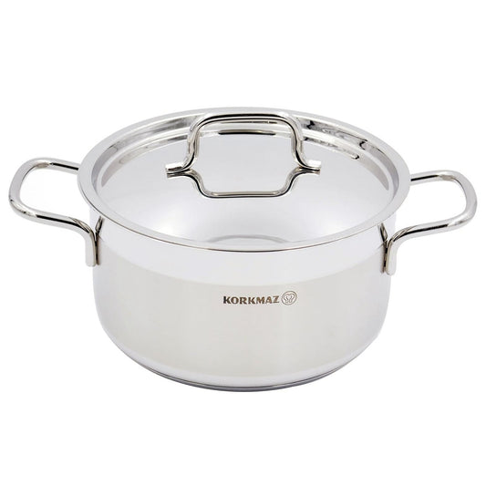 Korkmaz Alfa 2 Piece 4L Stainless Steel Casserole Dish