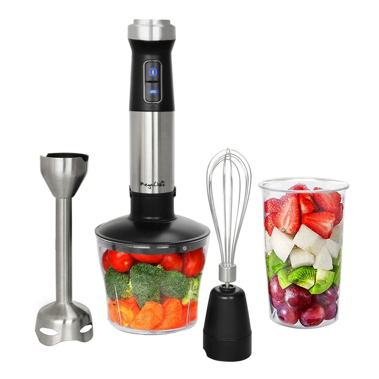 MegaChef 4-in-1 Hand Blender Set