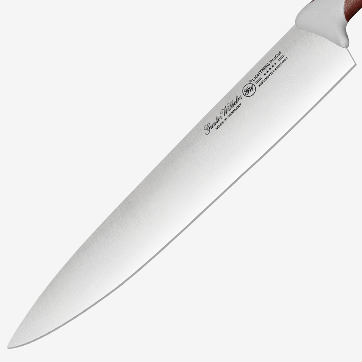 All Purpose Kitchen Knife - Chef knife 10 inch forged German steel — Lightning ProCut series by Gunter Wilhelm