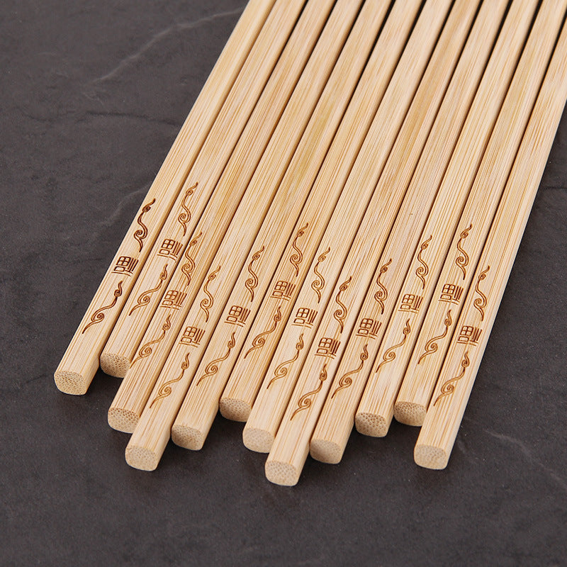 Sora Carved Bamboo Chopsticks