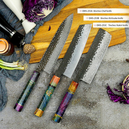 VG10 Damascus Tool Forging Knife