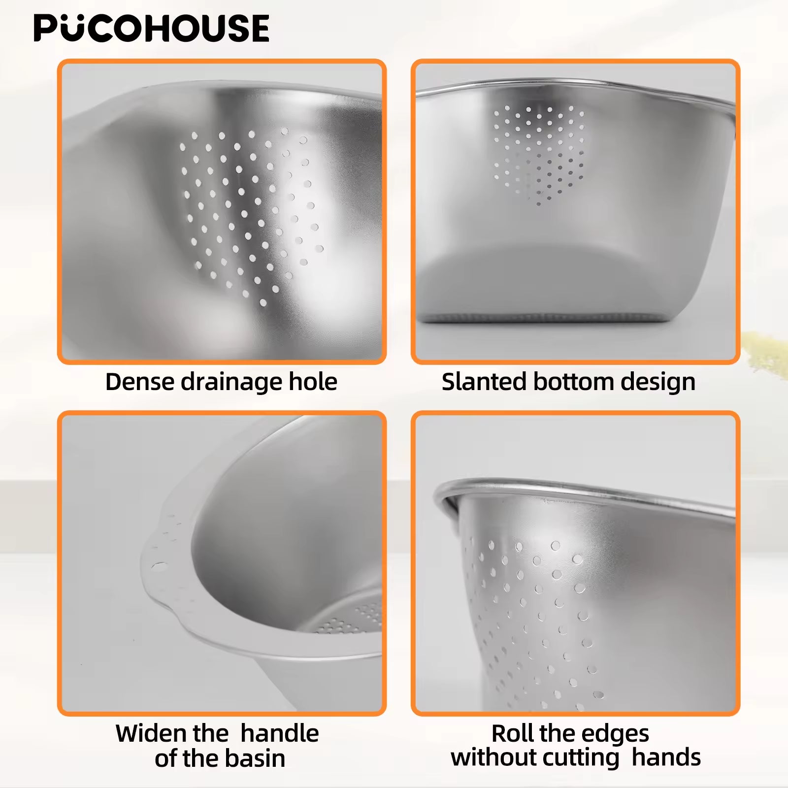 FlowDrain Kitchen Strainer Bowl