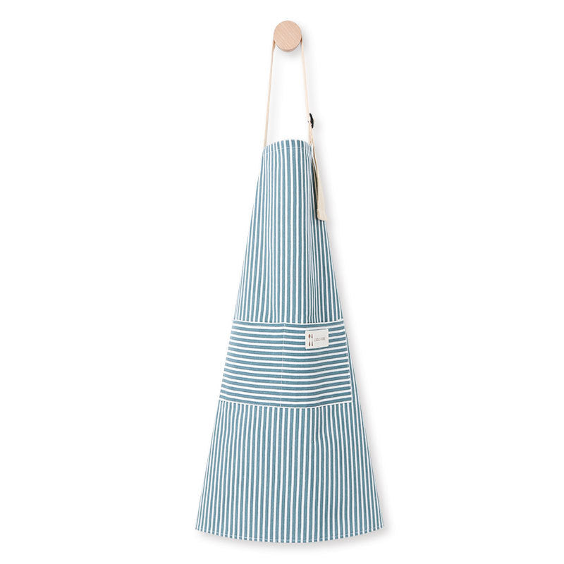Shima Striped Linen Apron