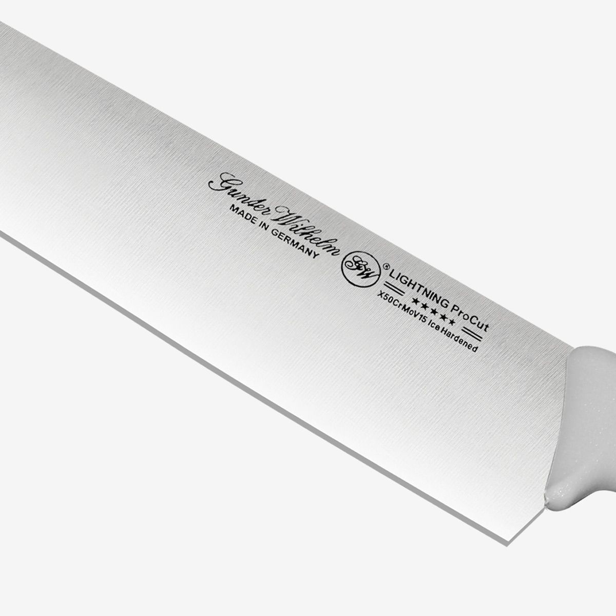 German chef knife 10 inch - All Purpose Kitchen Knife - steel and 15 degree blade angle