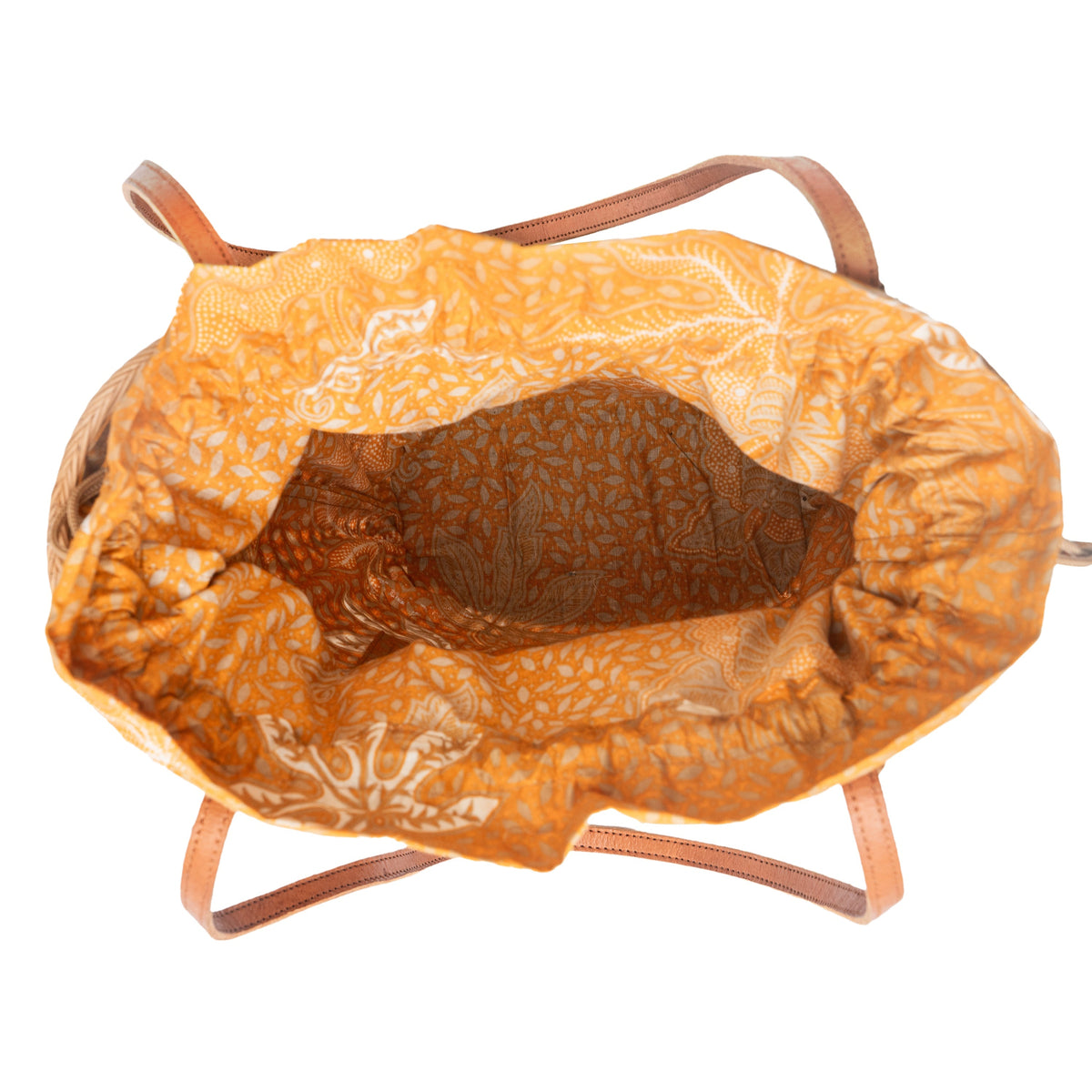 rattan shopper bag market tote handwoven